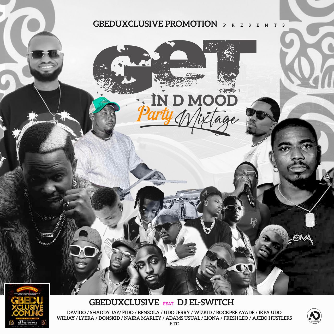 Get InD Mood Party Mixtape Cover Art