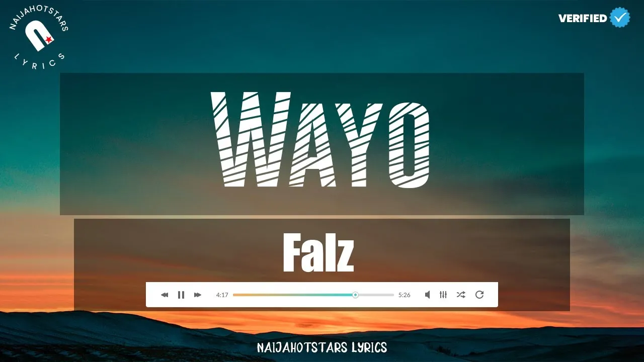 Cover Art For Wayo Lyrics by Falz